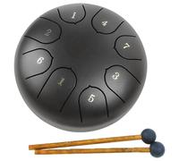 Fiorky Steel Tongue Drum 6 Inch 8 Notes Handpan Drum with Music Book Drum Mallets and Carry Bag Percussion Instrument, Musical Instruments for Adult Beginner, Handpan Drum Sound Healing Drum
