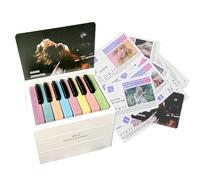 Fiorky Taylor Piano Calendar 2025 Desk Calendar, Playable 15 Keys Piano Calendar 2025 With 52 Weeks Of Music Sheets In 27 Cards, Mini Piano Calendar Gifts for Fans Friends