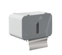 Fiorky Toilet Roll Holder Wall Mounted, Wall Mount Bathroom Accessories Sets Waterproof Smart Sensor Paper Storage Box USB Charging No Hole Installation Multifunctional