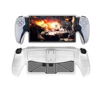 Fiorky TPU Protective Case Cover Shockproof with Stand Gaming Console Controller Sleeve Skin Anti-Scratch Hard Shll Protector Anti-Slip Anti-Drop for Sny Plstation Portal