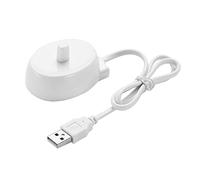 Fiorky USB Electric Toothbrush Charger for Oral, Portable Electric Toothbrush Charger ABS Self-control Travel Charger Base Portable Replacement Charger for Oral B D12 D20 D16 D10