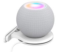 Fiorky Wall Mount for Homepod Mini - Smart Speaker Bracket Cable Management Space Saving Accessories for HomePod Mini, Space Saving Accessories Without Messy Wires