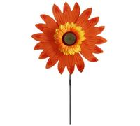 Fiorky Wind Spinners for Yard and Garden, Sunflower Windmill Rotating Sunflower Wind Spinner Stake Standing Lawn Flower Pinwheel for Outdoor Party Garden Yard Decor