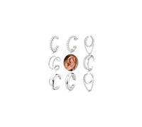 FIOROYAL 8Pcs Ear Cuff for Women 14K Gold Plated Clip on Earrings Adjustable Ear Cuff Non Piercing Gold/Silver Helix Wrap Fake Piercing Pain-Free Ear Cuffs for Sensitive Ears S
