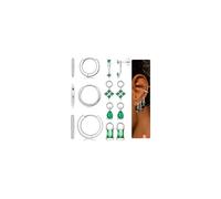 FIOROYAL Earrings for Women 14K Gold Plated Small Stud Hoop Earrings Set Hypoallergenic Cartilage Earring Stacks Dangle Huggie Conch Helix Piercings Multiple Jewelry Gold/Silver