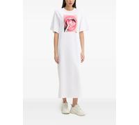 Fiorucci lollipop-print T-shirt maxi dress - White XS-S