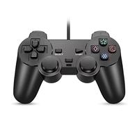 FIOTOK Wired Controller Compatible with PS2 Controller, with Upgraded Gamepad Joystick for PS2 Remote Gamepad with 2.2M Cable | Classic Black