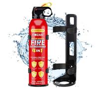 FIOZABI 1 PACK Portable Fire Extinguisher Spray 4 in-1 With Bracket for The House/Car/Kitchen/Garage/Home,0.5-A:21-B:C:5K Water-Based Fire Extinguishers(620ml/21.87OZ)…