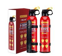 FIOZABI Portable Fire Extinguisher Spray -1 with Bracket for the House/car/kitchen/garage/home,0.5-A:21-B:c:5k Water-Based Fire Extinguishers( / ), 21.87oz, 620ml, 4 In, 2 PACK