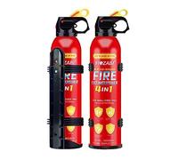 FIOZABI Portable Fire Extinguisher Spray With Bracket Can Prevent Re-Ignition,Best Suitable for The House/Car/Truck/Boat/Kitchen/Home Water-Based Fire Extinguishers Fire Type A/B/C/K 620ml (2 pack)