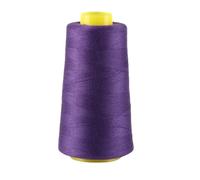 Fiozroor 3000 Yards Polyester Pueple Sewing Thread | For Overlocker,Embroidery,polyester thread for all purpose sewing project,purple thread for sewing machine,DIY sewing crafts