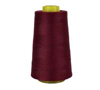 Fiozroor 3000 Yards Polyester Wine Red Sewing Thread | For Overlocker,Embroidery,polyester thread for all purpose sewing project,wine red thread for sewing machine