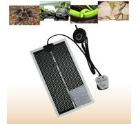 FIPASEN Reptile Heat Pad, Reptile Heating Mat with 7 Button Temperature Adjustment for Reptiles Tortoise Snakes Lizard Gecko Hermit Crab Turtle Amphibians - Terrarium Heat Mats (7W, 11x6 inches)
