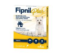 Fipnil Plus Spot-on Solution for Dogs - Small Dog - 3 Pipettes