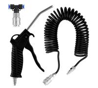 Fippy Truck Air Duster Gun with 5 Metre Recoil Hose Blow Dust Gun Heavy Duty Air Gun Cleaning Kit for Lorry Truck Car