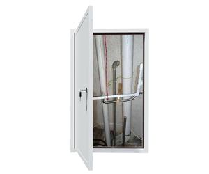 Fir Access Panel - White Inspection Hatch for Drywall, 250x600mm, 300x300mm, 400x500mm, 550x550mm, 700x700mm - Durable Service Shaft Door for Bathroom Use