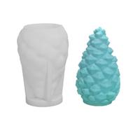 Fir Cone Mold for Candle Making Silicone 3D Christmas Conifer Cone Casting