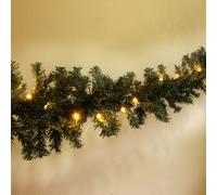 Fir Garland Christmas Garland Light Chain 20.25 M 300 LEDs Timer IP44