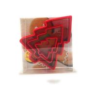 Fir Tree Christmas Tree Cookie Cutter Set of 3, Biscuit, Pastry, Fondant Cutter