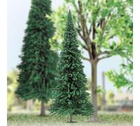 Fir Tree With needle flocking, 205 mm high O/G Gauge Busch 8605