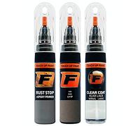FIRANTO Car Paint Touch-Up Kit compatible with Audi LY1P Dakotagrau - 3-in-1 Car Paint Scratch Repair Set includes 15ml Touch Up Paint Pen w/Brush, Primer, Lacquer