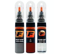 FIRANTO Car Paint Touch-Up Kit compatible with BMW C34 San Francisco Rot - 3-in-1 Car Paint Scratch Repair Set includes 15ml Touch Up Paint Pen w/Brush, Primer, Lacquer