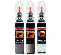 FIRANTO Car Paint Touch-Up Kit for Lexus 1J7 Atomic Silver - 3-in-1 Car Paint Scratch Repair Set includes 15ml Touch Up Paint Pen w/Brush, Primer, Lacquer