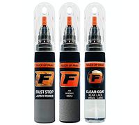 FIRANTO Car Paint Touch-Up Kit for Mercedes 992U Selenitgrau - 3-in-1 Car Paint Scratch Repair Set includes 15ml Touch Up Paint Pen w/Brush, Primer, Lacquer