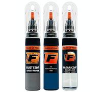 FIRANTO Car Paint Touch-Up Kit for Suzuki Motorcycles YHJ Candy Napoleon Blue - 3-in-1 Car Paint Scratch Repair Set includes 15ml Touch Up Paint Pen w/Brush, Primer, Lacquer