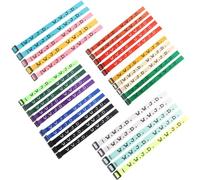 FIRAZIO 30 Pcs W.W.J.D. Webbing Bracelets What Would Jesus Do Woven Wristbands Religious Christian WWJD Bracelet for Fundraisers, Woven Fabric, no gemstone