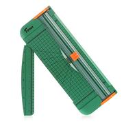 Firbon A4 Paper Cutter, 12 Inch Paper Trimmer with Extened Ruler, Green