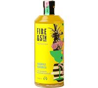 Fire & 5th - Non-alcoholic ready to drink Pineapple Margarita - Premixed cocktail - Chill, shake & pour - 7 Alcohol free cocktails per bottle - 700ml