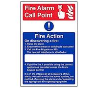 Fire Action - Caravan Site Fire Action - 200 X 300mm