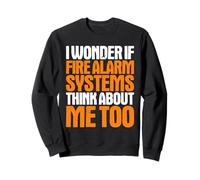 Fire Alarm Inspector I Wonder If Sweatshirt