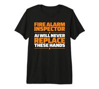 Fire Alarm Inspector Never Replace Premium T-Shirt