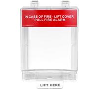 Fire Alarm Pull Station Protective Cover, Clear Polycarbonate