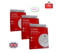 Fire Alarm Smoke Detector Optical FireAngel SB1-R 9V Replaceable Battery 3 Pack