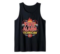 Fire Alarm Technician Safety System Specialist Tank Top