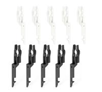 Fire Alarm Test Key 10 Pack Fire Safety Call Point Test Key for All Fire Alarm Systems Emergency Break Glass Switch Key (Black and white)