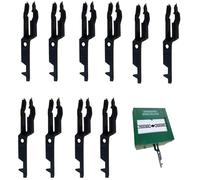 Fire Alarm Test Key 10 Pack, Universal Call Point Break Glass Test Keys for KAC, Fulleon, Gent, Apollo, Menvier, Fike, STI, CQR All Versions Type, Compatible with Most Fire Alarm Systems