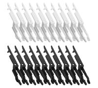 Fire Alarm Test Key 20 Pack Emergency Door Release Key General Fire Alarm Call Point Test Keys Practical and Reliable for Glass Break Switch (Black White)