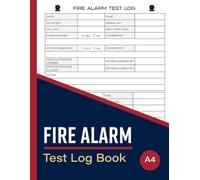 Fire Alarm Test Log Book