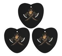 Fire And Axe Cute Car Air Fresheners 3pcs Long Lasting Scent Car Mirror Hanging Scented Cards Tablets