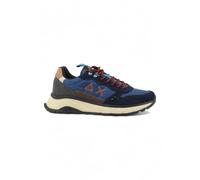 Fire and Camping Sneaker - male - Sun68 - Sneakers - Blue - 6 UK - Shoes 6 UK