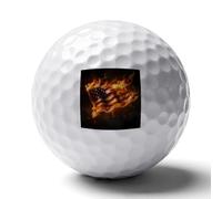 Fire And Flames of U.S. Burning Custom Golf Ball Soft Practice Golf Balls Performance Distance And Speed for Indoor Outdoor