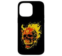 Fire and Flames Wicked Burning Grinning Skull Case for iPhone 14 Pro Max