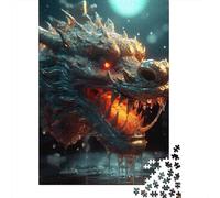 Fire And Ice Dragon Puzzles for Adults 1000 Piece Puzzle for Teenager Age 12 Years Up Christmas Eve Gifts 1000pcs (75x50cm)