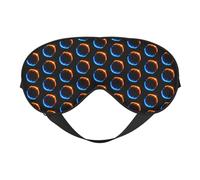 Fire and Ice Dragons Printing Soft Dual-Use Sleep Blocks Light Efficiently Blackout Eye Mask for Sleeping
