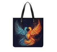 Fire And Water Phoenix Shoulder Bag Handbags Tote Bag
