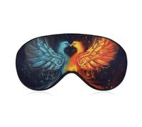 Fire and Water Phoenix Sleep Mask Eye Mask Eye Masks for Sleep Sleep Masks for Women Men Travel Eye Mask Adjustable Sleeping Mask Sleep Mask Blackout Cute Sleep Mask